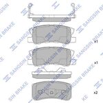 MITSUBISHI PAJERO FREN BALATASI ARKA 00-06 SANGSIN MN102628