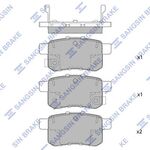 HONDA ACCORD FREN BALATASI ARKA 09-15 SANGSIN 43022TL1G01