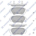 MAZDA 3 FREN BALATASI ARKA 13-18 SANGSIN B4Y02648ZB