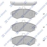 HYUNDAI ELANTRA FREN BALATASI ÖN 2001-2003 SANGSIN 581012DA40