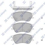 HYUNDAI ATOS FREN BALATASI ÖN 2006-2011 SANGSIN 5810105A10