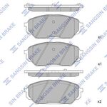 HYUNDAI iX55 FREN BALATASI ÖN 2007-2013 SANGSIN 581013JA50