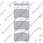 MAZDA 323 FREN BALATASI ÖN 95-98 SANGSIN B0YW3323Z