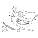 BMW E87 TAMPON ÇITASI ÖN L BTAP 51117058457