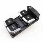 AUDI A4 CAM DÜĞMESİ SOL DÖRTLÜ KROM 12-14 BSG 8K0959851F