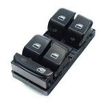 AUDI A4 CAM DÜĞMESİ SOL DÖRTLÜ KROMSUZ 08-12 BSG 8K0959851D