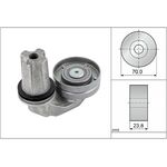 LAND ROVER V KAYIŞ GERGİ KÜTÜĞÜ 09-16 INA LR013506