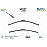 MERCEDES W222 SİLECEK SÜPÜRGESİ ÖN 2014-2020 VALEO ​A2228201345​