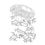 VW POLO6 KARTER ALT MUHAFAZASI L 18/- BTAP 2Q0825201B