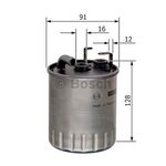 YAKIT FİLTRESİ 00-03 MERCEDES VITO W638 BOSCH A6110900852