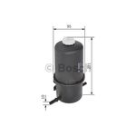 YAKIT FİLTRESİ 12- VW CRAFTER BOSCH 2H0127401