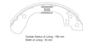 FREN BALATASI ARKA 2003-2010 KIA PICANTO SANGSIN 5835007A00