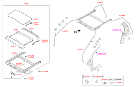 CAM TAVAN AÇILIR 13-19 HYUNDAI i10 OE-HYU 81600B9000TXB