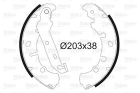 FREN BALATASI ARKA FORD FIESTA 02- VALEO 2S6J2200BA