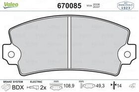 FREN BALATASI ÖN RENAULT R12 71- VALEO 7701203068