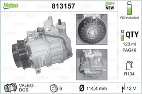 KLİMA KOMPRESÖRÜ 2000- MERCEDES W203 VALEO A0002309011