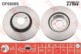 FREN DİSKİ ÖN TAKIM 09-13 LAND ROVER  TRW LR016176