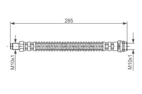 FREN HORTUMU 2003-2009 MERCEDES C219 BOSCH A2114200648