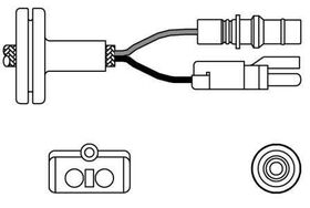 OKSİJEN SENSÖRÜ 85-93 MERCEDES W201 DELPHI A0095424117