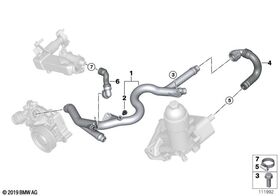 GERİ DÖNÜŞ BORUSU BMW E60 BTAP 11537806706