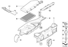 POLEN FİLTRESİ KORBONSUZ 03-10 BMW E60 FILTRON 64319171858