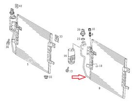 KLİMA RADYATÖRÜ 97-00 MERCEDES A W168 BEHR A1685000454