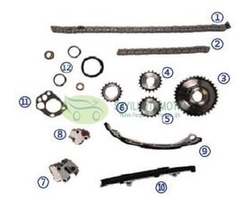 ZİNCİR SETİ 2.4 KA24 16V (CIFT EKSANTRIK) NISSAN TERRANO VOYER