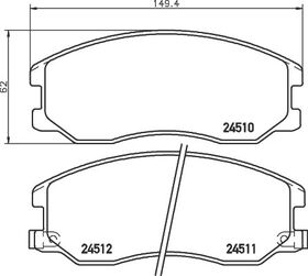 FREN BALATASI ÖN CHEVROLET CAPTIVA 07- SANGSIN 96626070