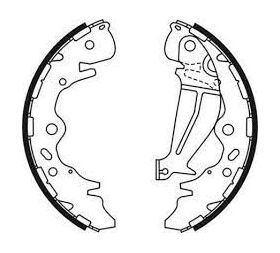 FREN BALATASI ARKA 2001- HYUNDAI STAREX SANGSIN 583054AA30