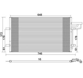 KLİMA RADYATÖRÜ 03-11 FORD FOCUS BEHR 3M5H19710CC