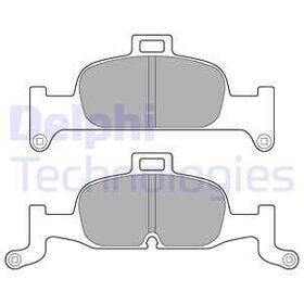 FREN BALATASI ÖN 15- AUDI A4 DELPHI 8W0698151L