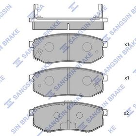FREN BALATASI ARKA 1997- HYUNDAI GALLOPER SANGSIN 58302M2A00