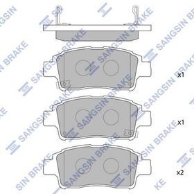 FREN BALATASI ÖN 99-01 TOYOTA YARIS SANGSIN 446552130