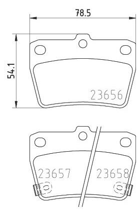 FREN BALATASI ARKA 01-05 TOYOTA RAV4 SANGSIN 04466YZZD3