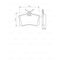 FREN BALATASI ARKA 97- VW GOLF3 BOSCH 1J0698451