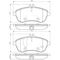FREN BALATASI ÖN 07-13. MERCEDES W204 BOSCH A0074205520